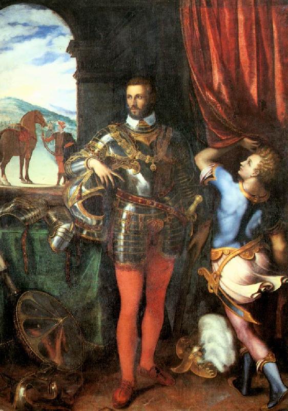 CAMPI, Giulio Portrait of Ottavio Farnese Germany oil painting art